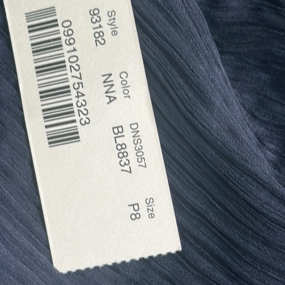 J crew navy blue slik maxi dress size 8p new - Picture 7 of 9